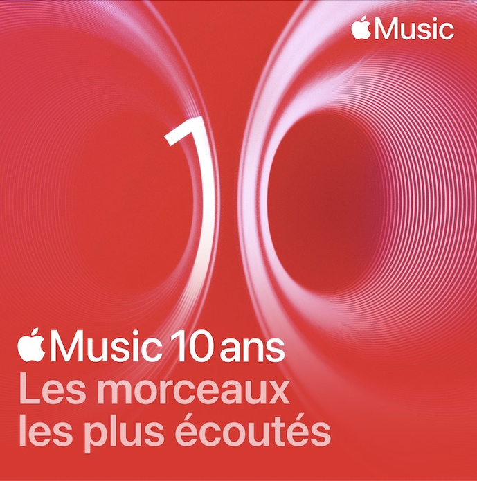 Apple Music dévoile les 500 titres les plus écoutés depuis sa création