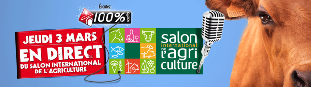 100% se délocalise au Salon de l'agriculture 100% se délocalise au Salon de l'agriculture