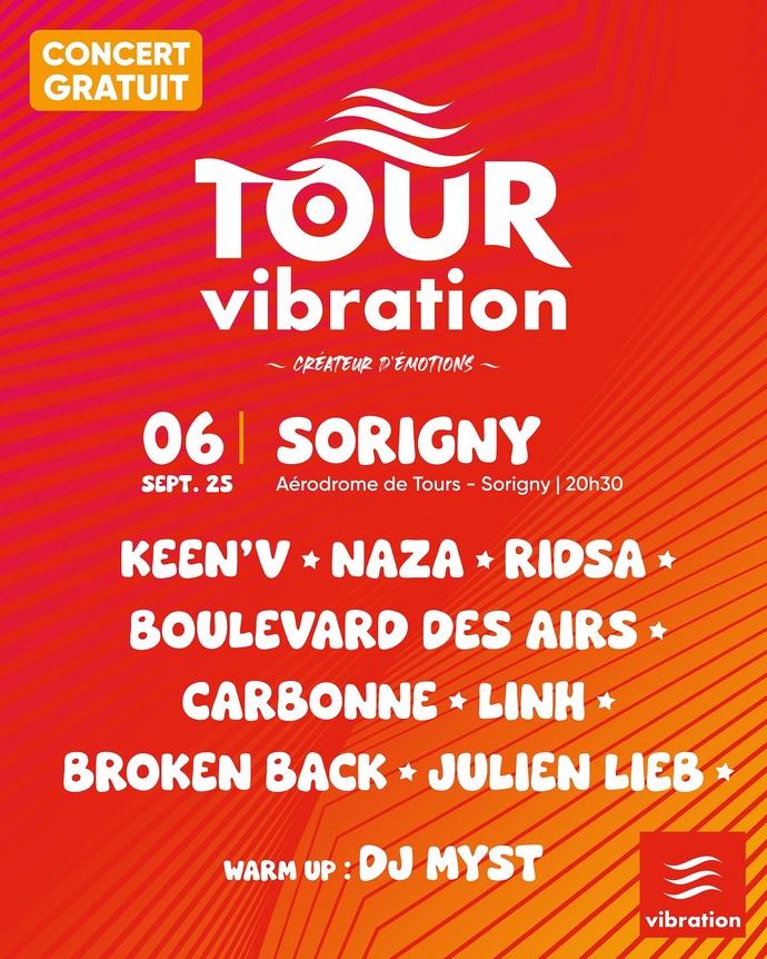 Tour Vibration : 4 villes et plus de 30 artistes Tour Vibration : 4 villes et plus de 30 artistes