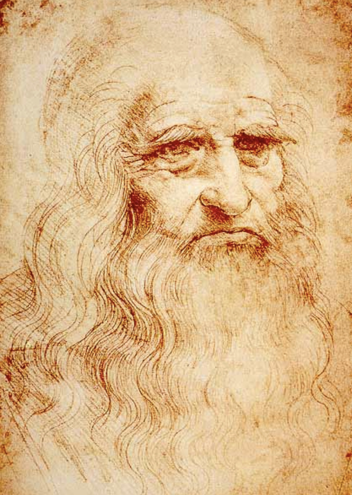 Portrait présumé de Léonard de Vinci (autoportrait à la sanguine), évoquant la curiosité et la vision à long terme au cœur de son enseignement pour la radio. Domaine public / Wikimedia Commons.