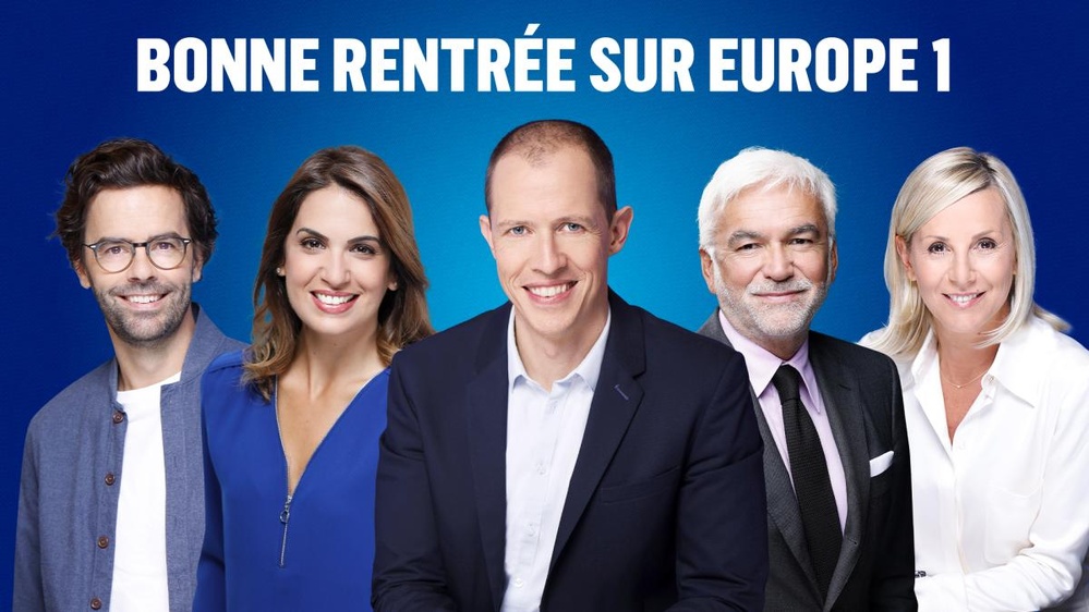 Europe 1 dévoile sa grille pour la saison 2025-2026