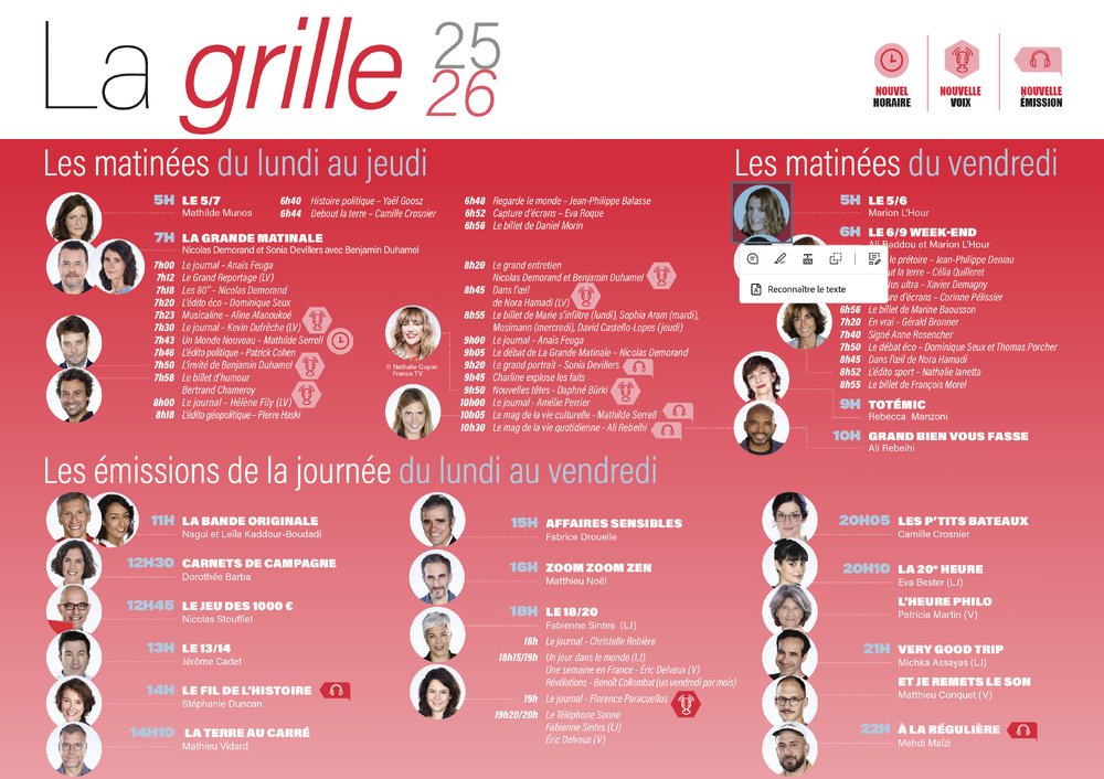 C'est le "grand déploiement" sur France Inter