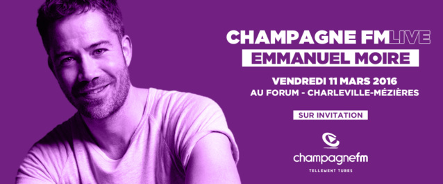 Emmanuel Moire au Champagne FM Live Emmanuel Moire au Champagne FM Live
