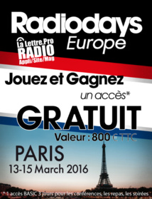 1 384 inscrits aux Radiodays Europe