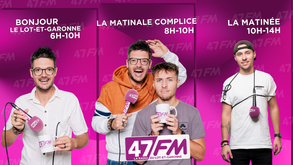 47FM progresse en Lot-et-Garonne et franchit le cap des 102 000 auditeurs