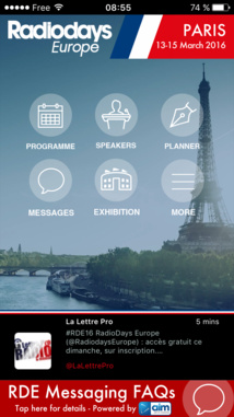 Optimisez vos #RDE16 grâce à votre téléphone Optimisez vos #RDE16 grâce à votre téléphone