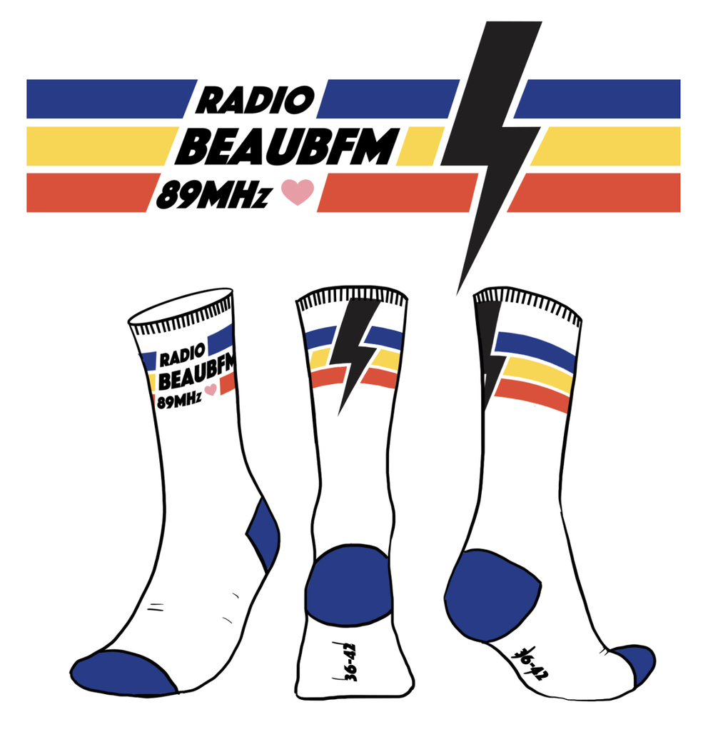 Des chaussettes Beaub FM à enfiler sans modération... Des chaussettes Beaub FM à enfiler sans modération...