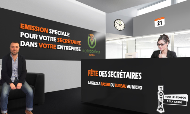 Les secrétaires à l'honneur sur Totem Les secrétaires à l'honneur sur Totem