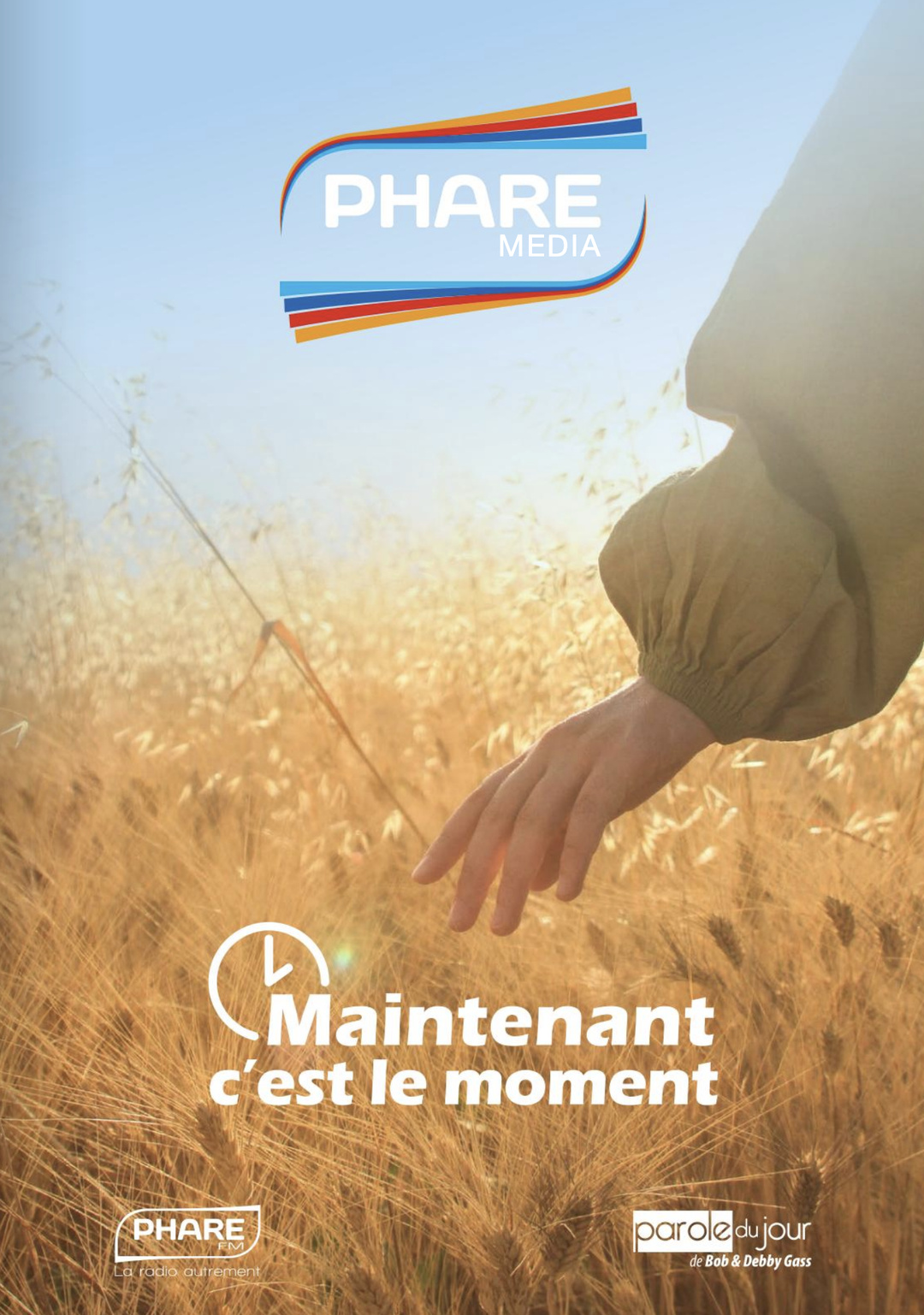 Le visuel de campagne reprend la signature "Maintenant, c’est le moment", associée à une main glissant sur des épis de blé. Une métaphore de la moisson et de la solidarité qui incarne la philosophie du réseau.