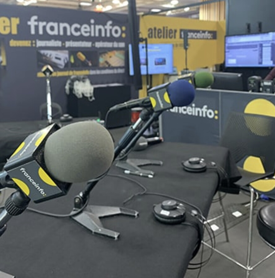 franceinfo initie les jeunes aux métiers de la radio au Salon Aventure des Métiers