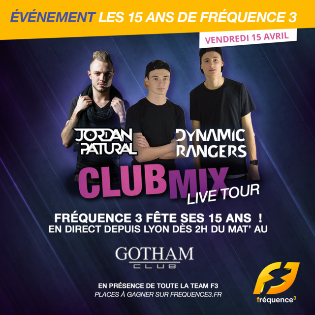 Fréquence 3 fête ses 15 ans à Lyon Fréquence 3 fête ses 15 ans à Lyon