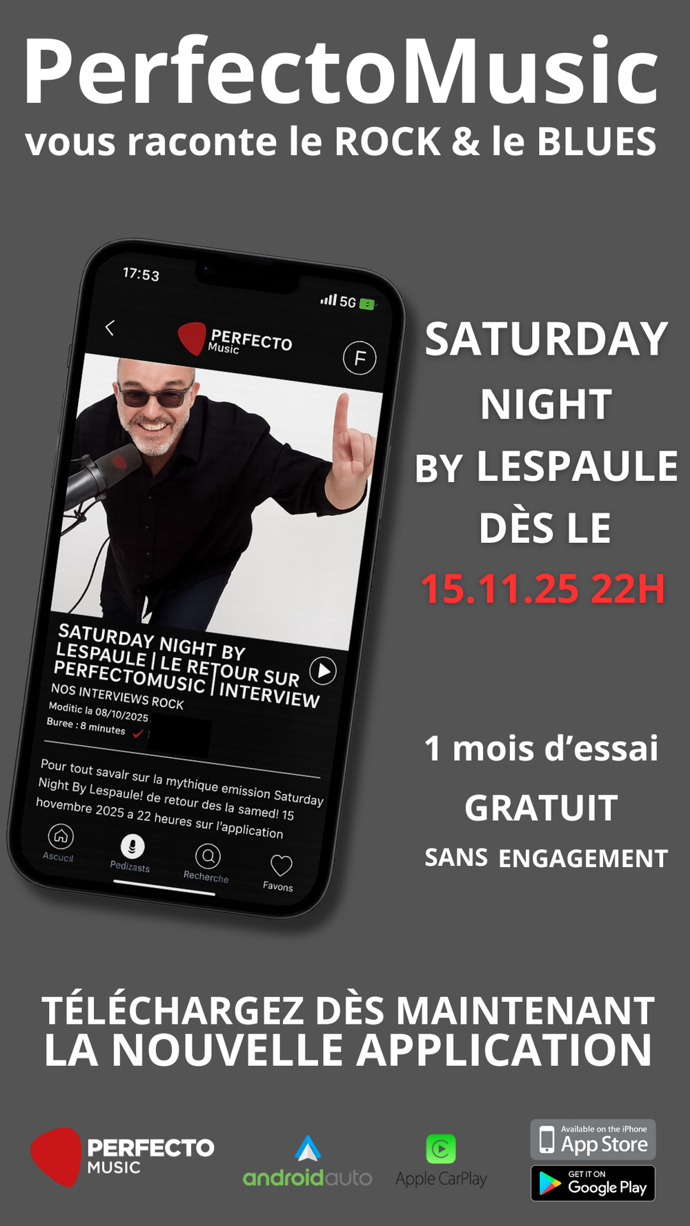 Nicolas Lespaule revient sur PerfectoMusic avec une émission hebdomadaire Nicolas Lespaule revient sur PerfectoMusic avec une émission hebdomadaire