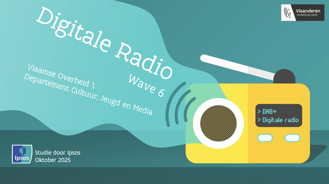 En Flandre, le numérique dépasse la FM pour la première fois