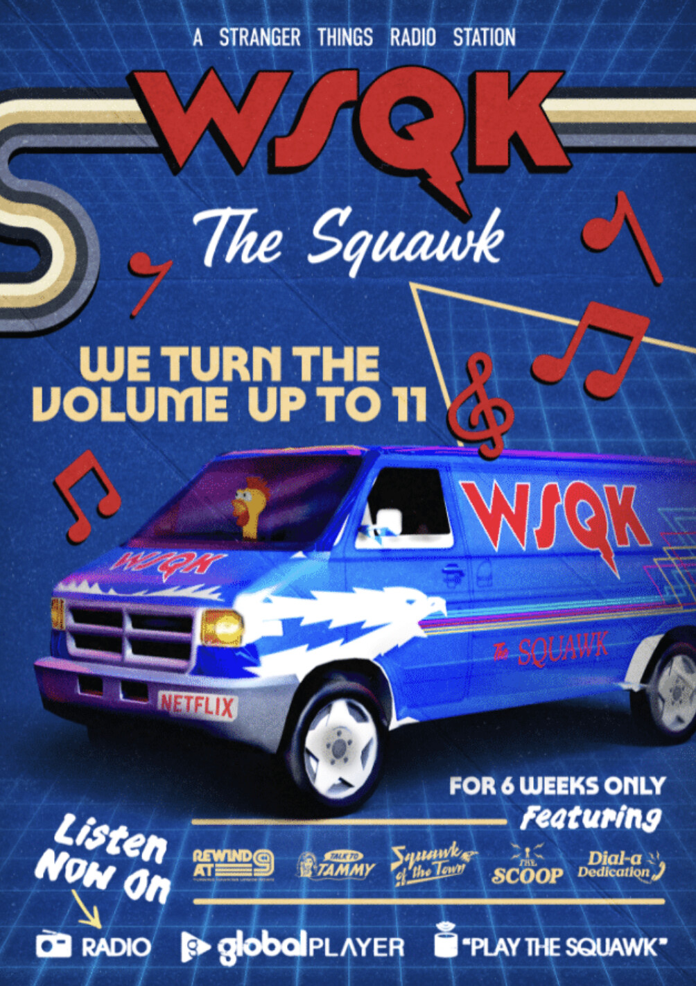 Global et Netflix réveillent l’univers Stranger Things en radio avec WSQK