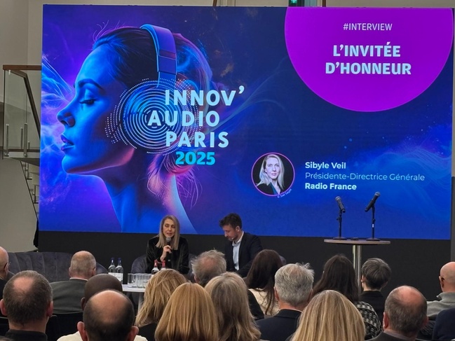 Sibyle Veil, invitée d'honneur d'Innov'Audio Paris 2025 à Radio France