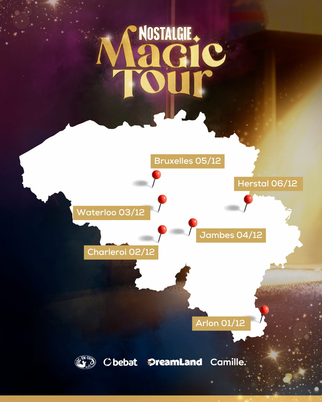 Nostalgie déploie à nouveau son "Magic Tour" sur les routes Nostalgie déploie à nouveau son "Magic Tour" sur les routes
