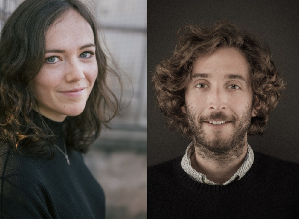 Camille Olive et Sébastien Geronimi, lauréats de la bourse France Culture – LaScam 2025 pour la création de documentaires audio.