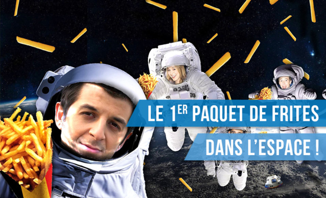Radio Contact envoie des frites dans l'espace Radio Contact envoie des frites dans l'espace