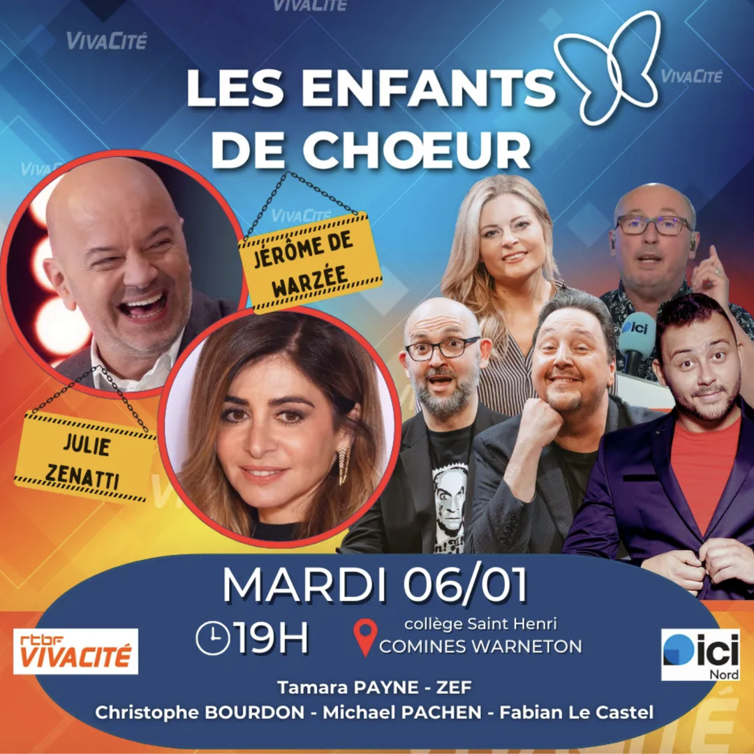 Vivacité et Ici Nord s’associent pour une double diffusion les 11 et 18 janvier