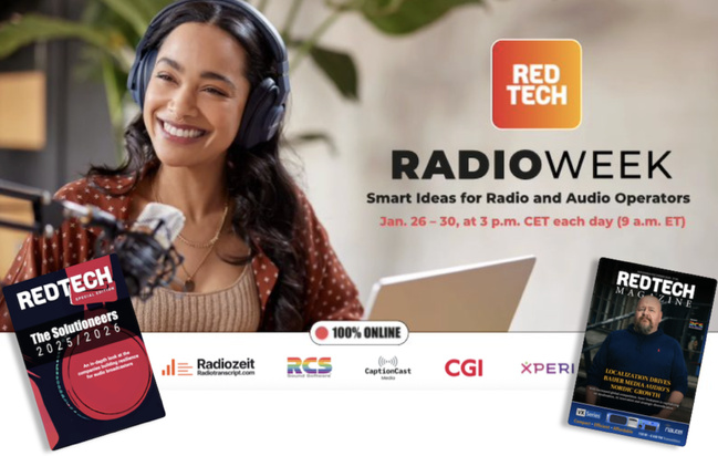 L’événement est accessible gratuitement sur inscription, avec le soutien de partenaires du secteur comme Xperi, RCS, CGI, CaptionCast Media et Radiozeit.