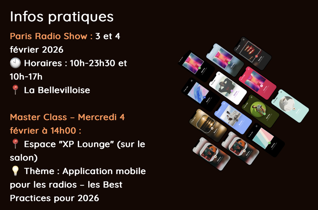 RadioKing met les applications mobiles au cœur du Paris Radio Show 