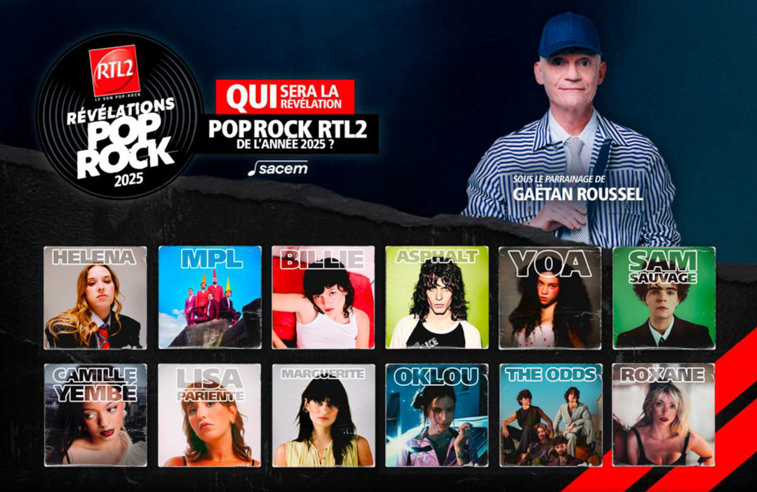 RTL2 mise sur l’émergence avec ses "Révélations Pop-Rock"