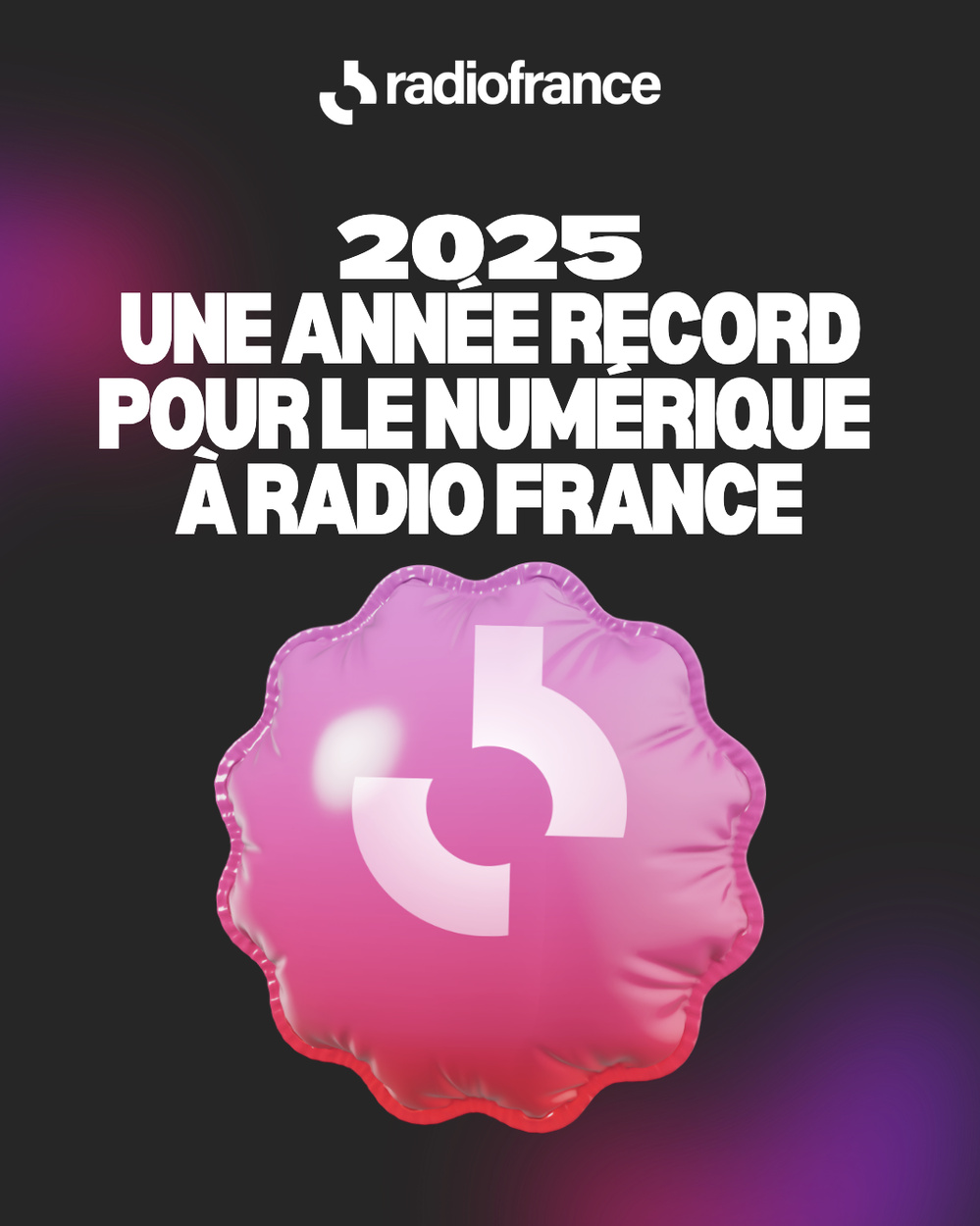 Radio France affirme sa puissance numérique en 2025
