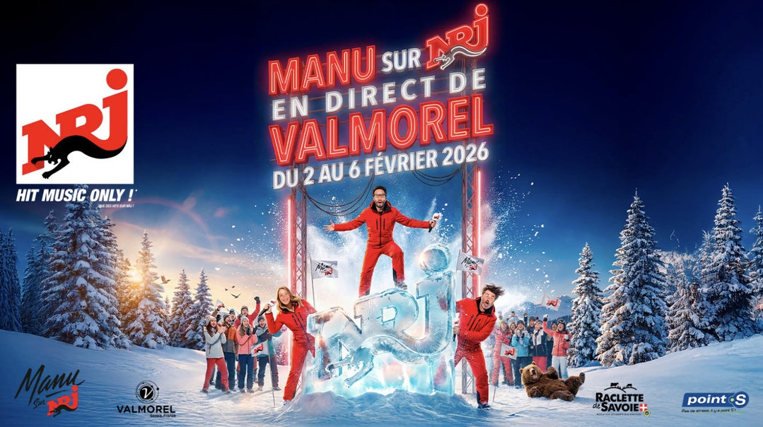 NRJ installe sa matinale à Valmorel pour une semaine