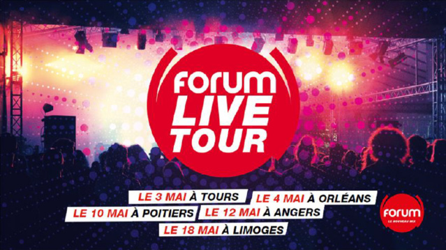 Forum Live Tour : une tournée de 5 concerts Forum Live Tour : une tournée de 5 concerts