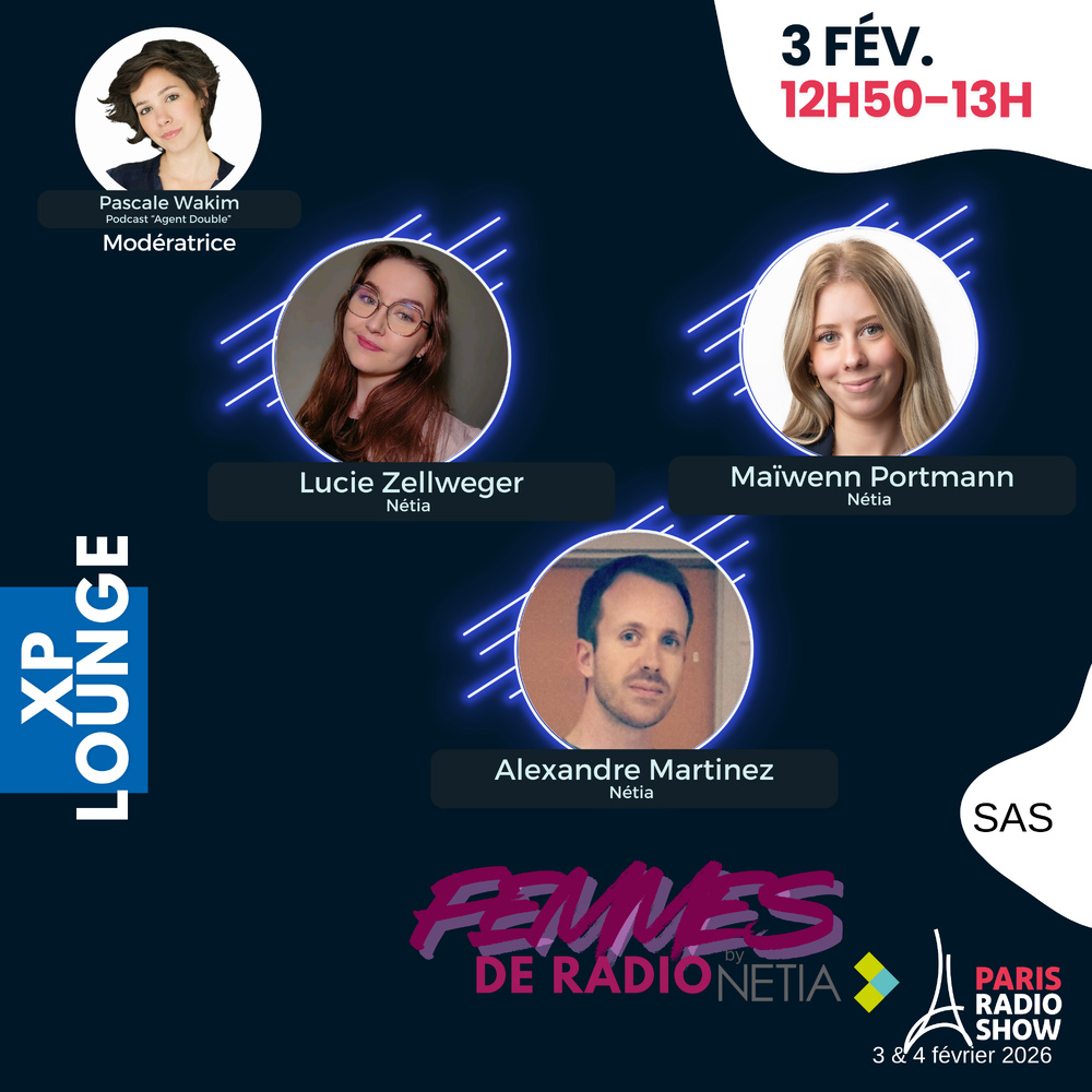 "Femmes de Radio by NETIA" : cinq voix singulières pour penser la radio autrement "Femmes de Radio by NETIA" : cinq voix singulières pour penser la radio autrement