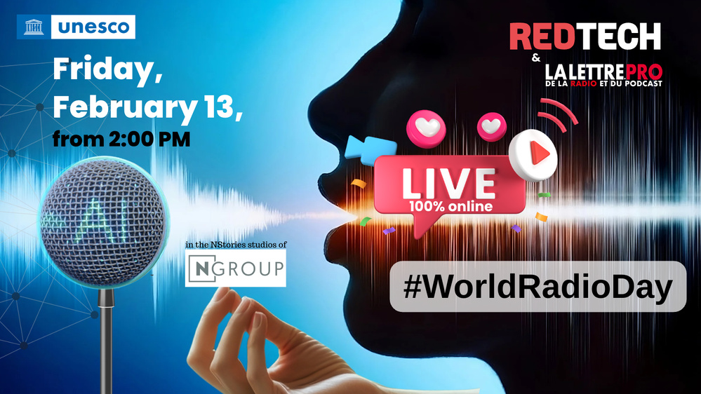 Votre radio en direct depuis NStories pour la JMR 2026 Votre radio en direct depuis NStories pour la JMR 2026