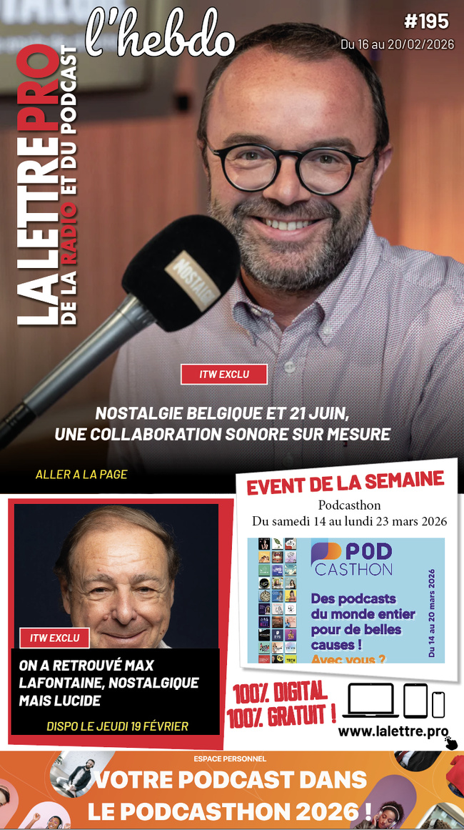 La Lettre Pro L’Hebdo 195 quand la radio ajuste le son et le regard