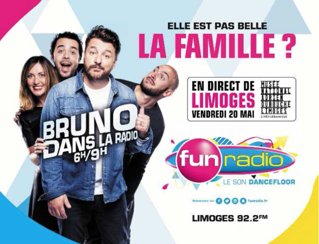 Fun Radio : la matinale s'installe à... Limoges Fun Radio : la matinale s'installe à... Limoges