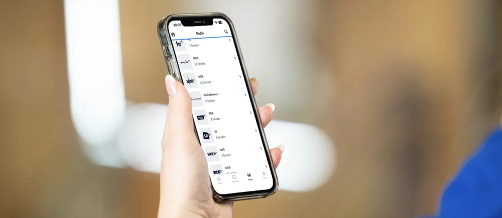 L'application radio des ARD Popwellen intégrant un service régionalisé météo et trafic dans les tranches communes du soir et de la nuit © ARD