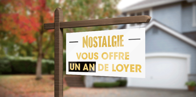 Nostalgie offre 1 an de loyer à ses auditeurs Nostalgie offre 1 an de loyer à ses auditeurs