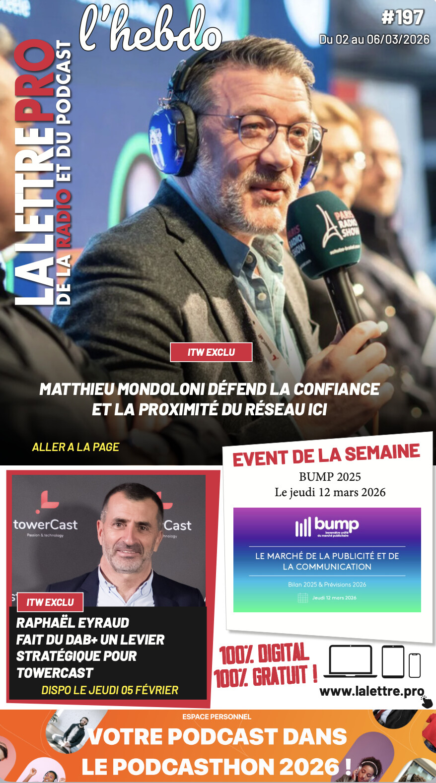 La radio en mode conquête au menu du 197e de La Lettre Pro L’Hebdo