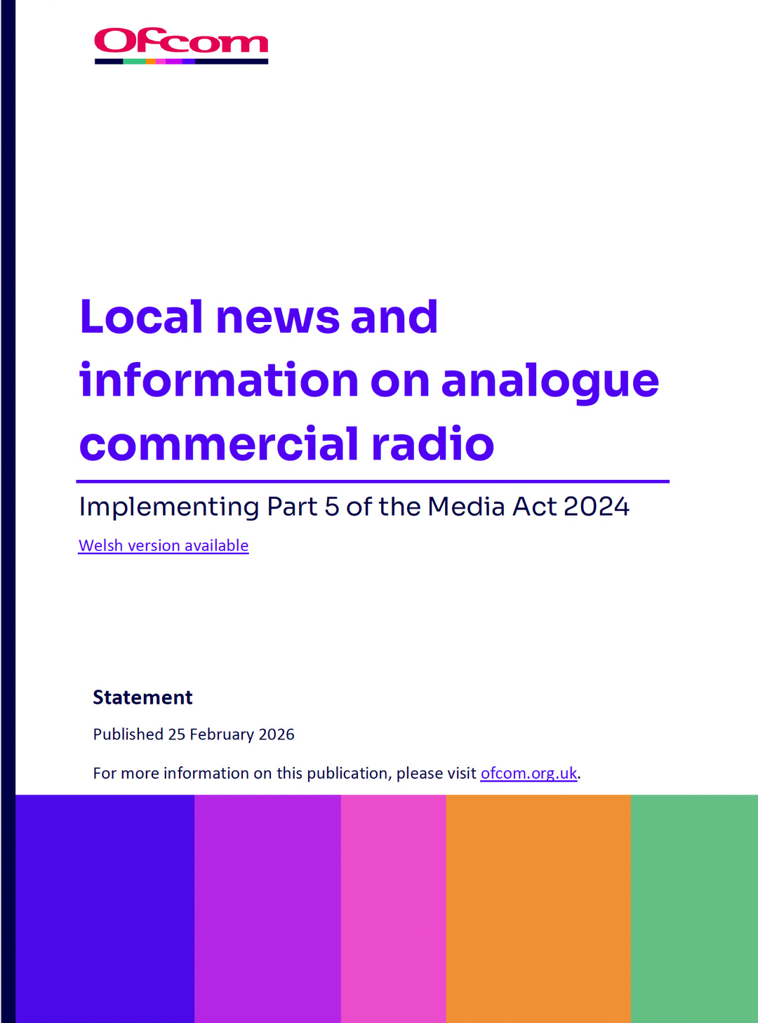 L'Ofcom renforce l’obligation d’information locale des radios analogiques