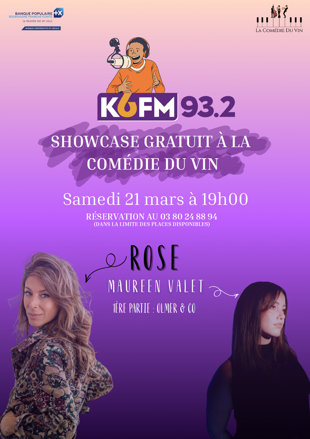 K6FM réunit Rose et Maureen Valet pour un showcase gratuit à Beaune K6FM réunit Rose et Maureen Valet pour un showcase gratuit à Beaune