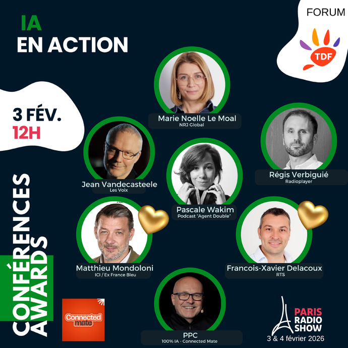 [Conf-Award] J1-12h IA en Action (PPC) Radio et intelligence artificielle : l’humain reste la ligne rouge