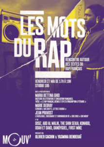 Mouv’ présente "Les Mots du Rap" au Studio 105 Mouv’ présente "Les Mots du Rap" au Studio 105