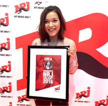 Enea remporte le prix NRJ Talent 2016 Enea remporte le prix NRJ Talent 2016