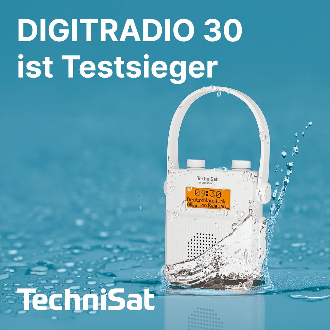 Sous la douche, la radio ne prend plus l’eau mais le dessus