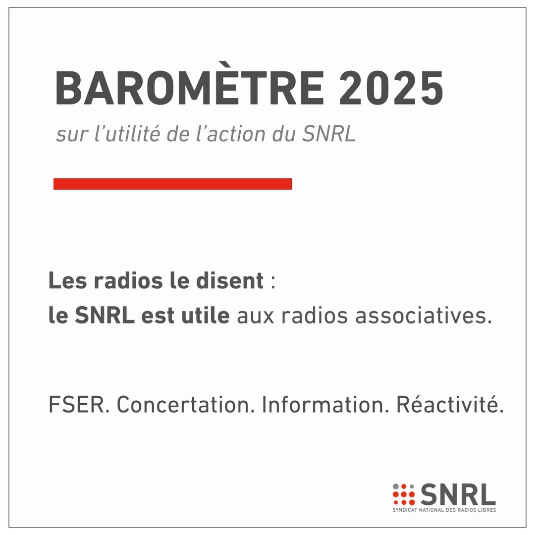 Baromètre 2025 : les radios attendent un SNRL plus utile et mobilisé Baromètre 2025 : les radios attendent un SNRL plus utile et mobilisé