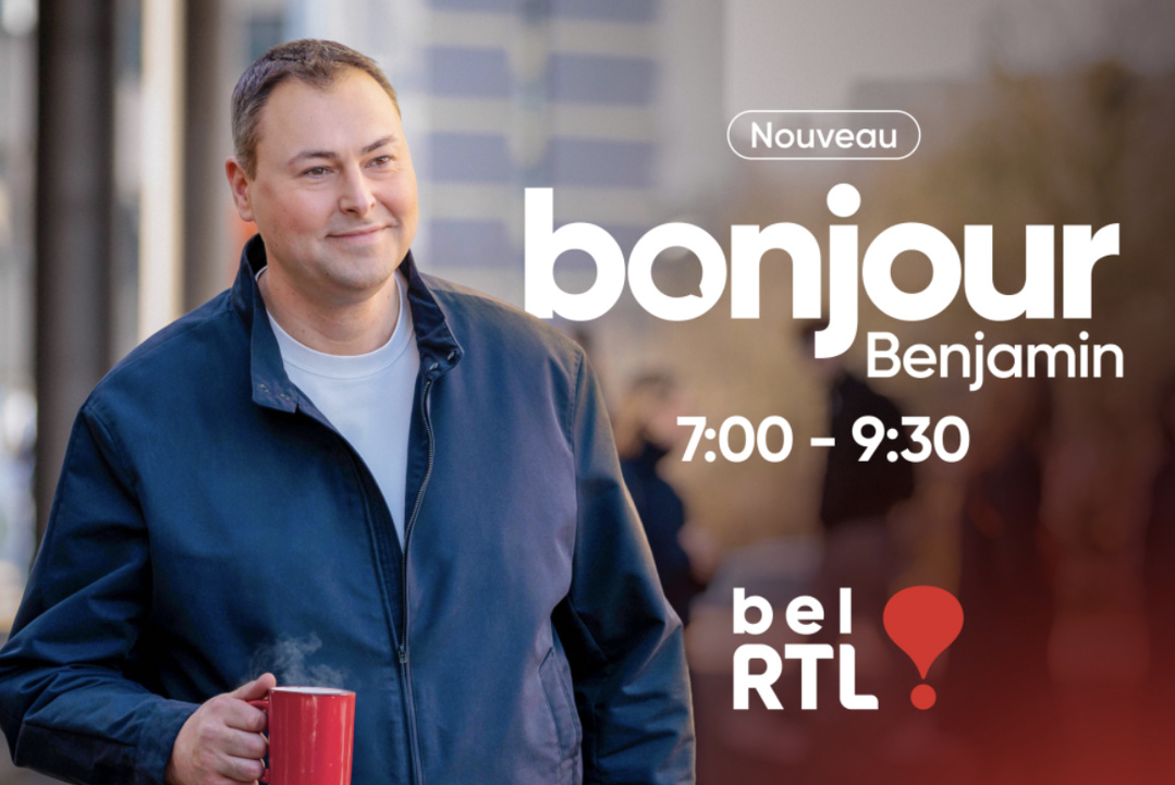Bel RTL reconfigure sa tranche stratégique avec "Bonjour Benjamin" Bel RTL reconfigure sa tranche stratégique avec "Bonjour Benjamin"