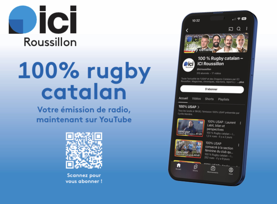 ICI Roussillon lance "100% Rugby catalan" sur YouTube ICI Roussillon lance "100% Rugby catalan" sur YouTube
