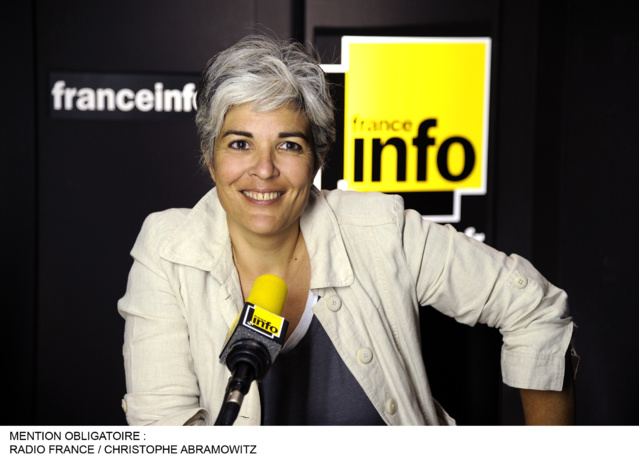 Fabienne Sintes présente la matinale de France Info / Photo RF Christophe Abramowitz Fabienne Sintes présente la matinale de France Info / Photo RF Christophe Abramowitz