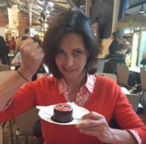 Adeline Blondieau a récemment dégusté l'entremets Top Music Adeline Blondieau a récemment dégusté l'entremets Top Music