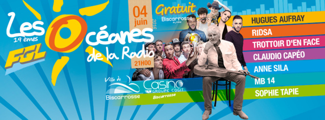 10 000 auditeurs aux "Océanes de la Radio" avec FGL 10 000 auditeurs aux "Océanes de la Radio" avec FGL