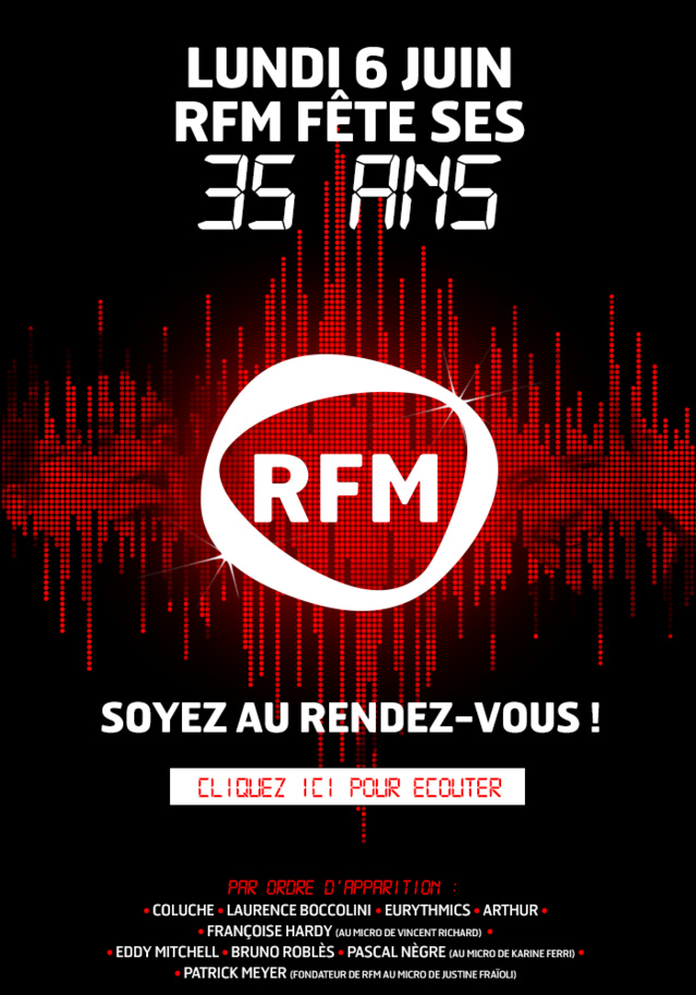 Aujourd'hui lundi, RFM a 35 ans
