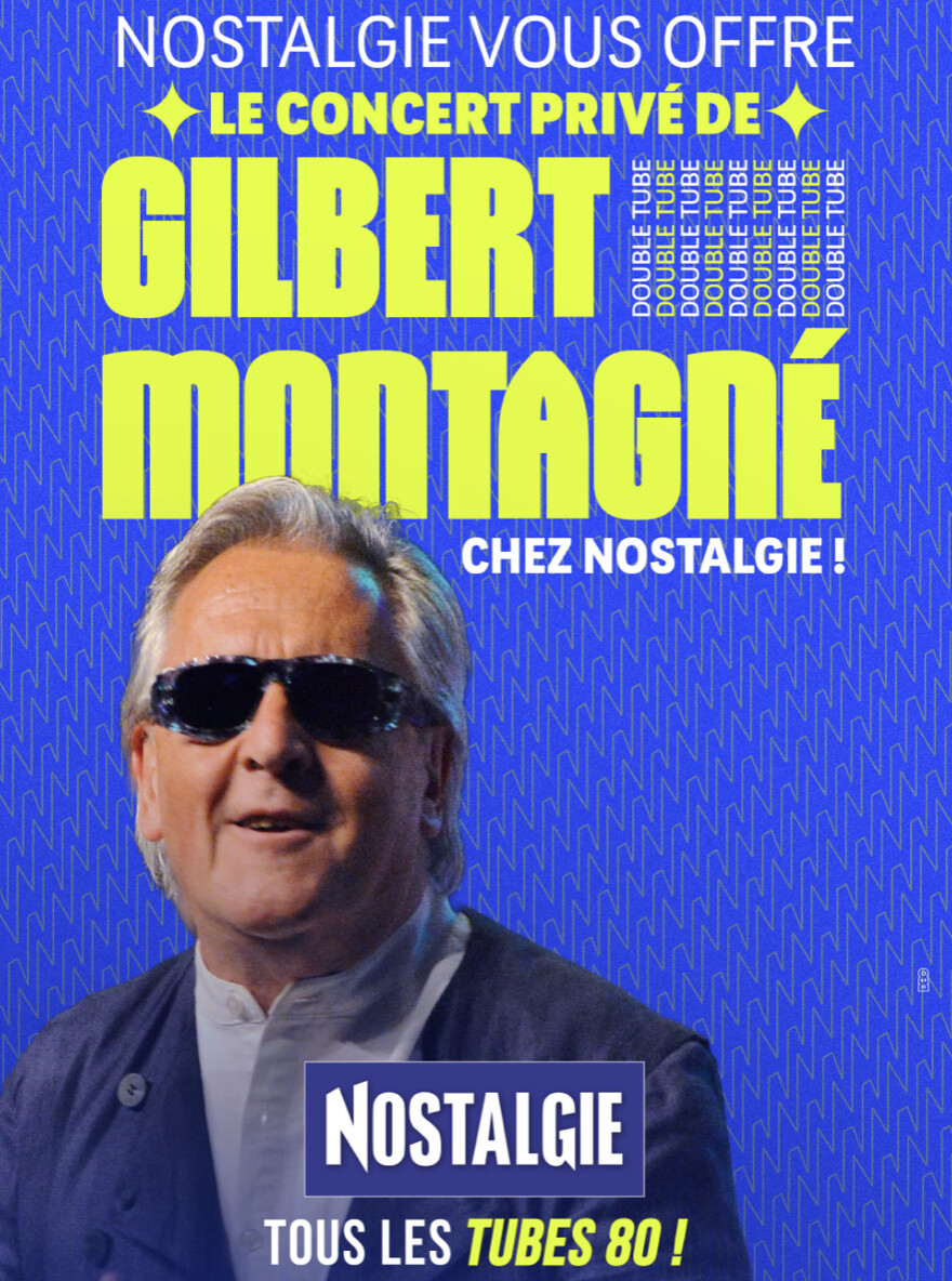 Nostalgie invite Gilbert Montagné pour un concert privé